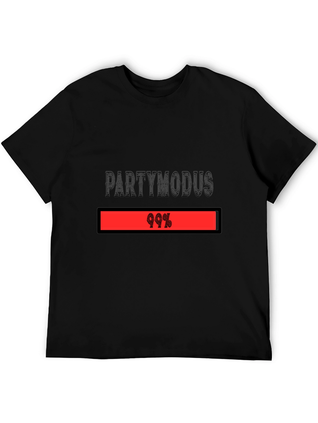 Partymodus 99% Funny Graphic T-Shirt