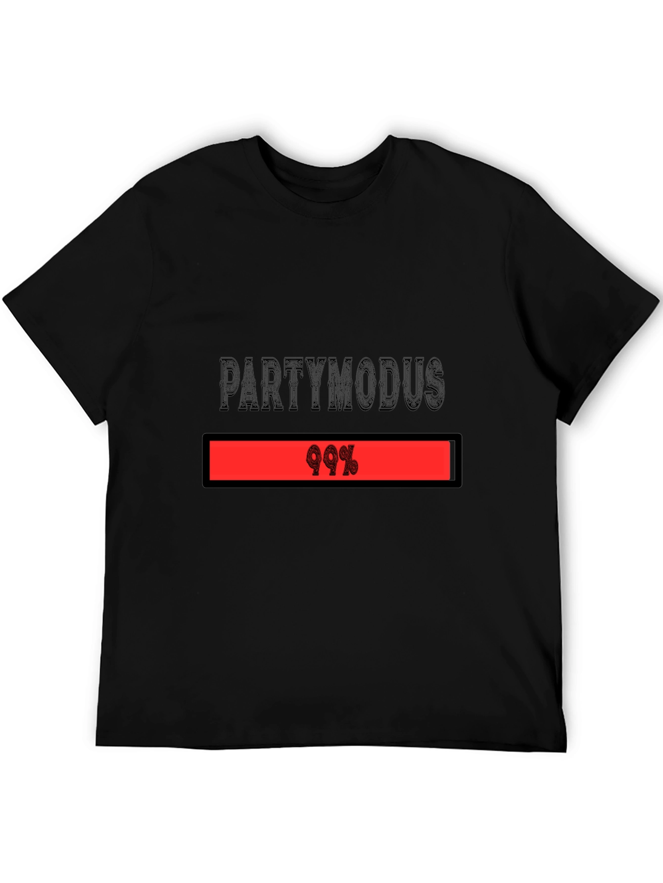 Partymodus 99% Funny Graphic T-Shirt