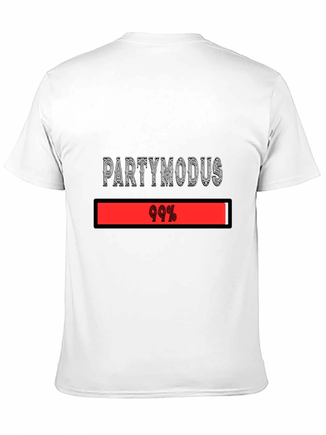 Partymodus 99% Funny Graphic T-Shirt