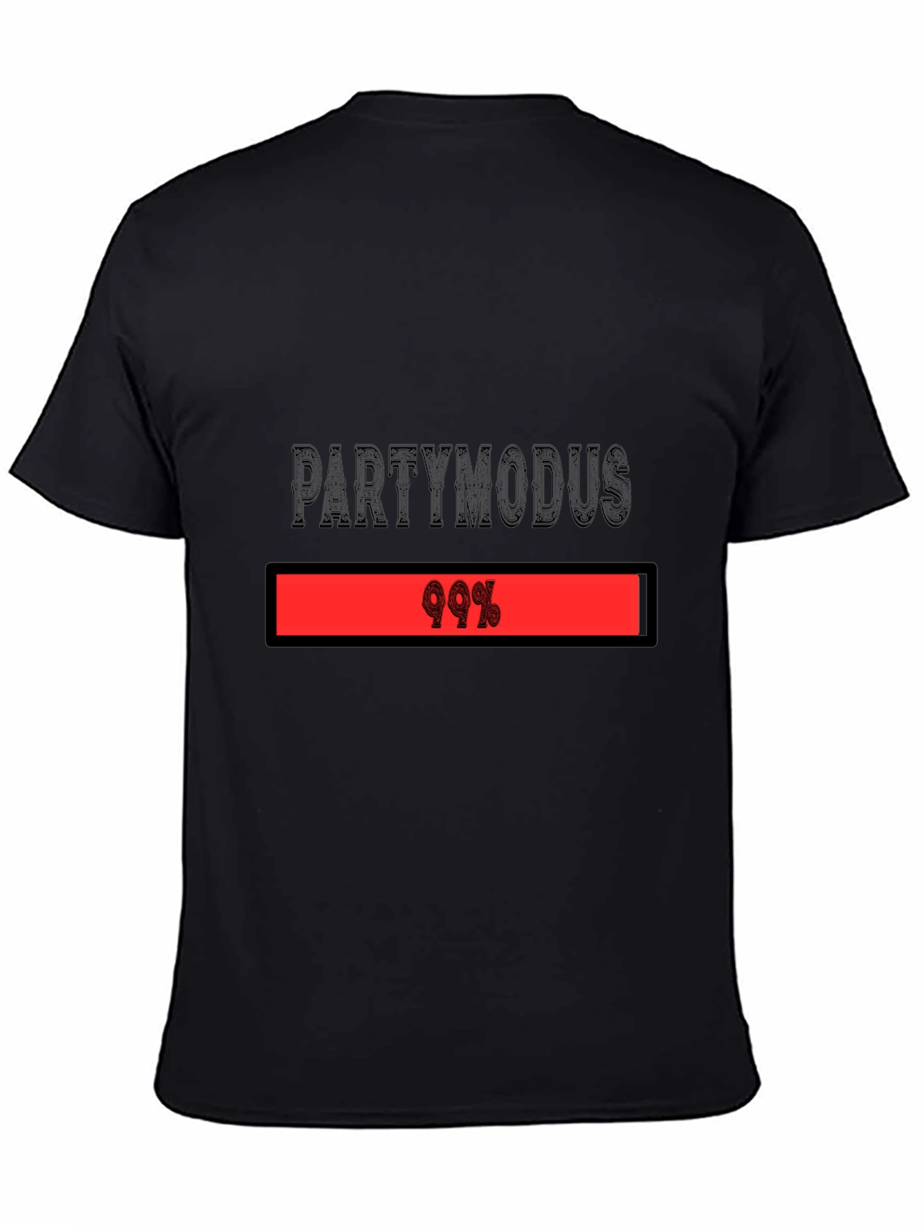 Partymodus 99% Funny Graphic T-Shirt