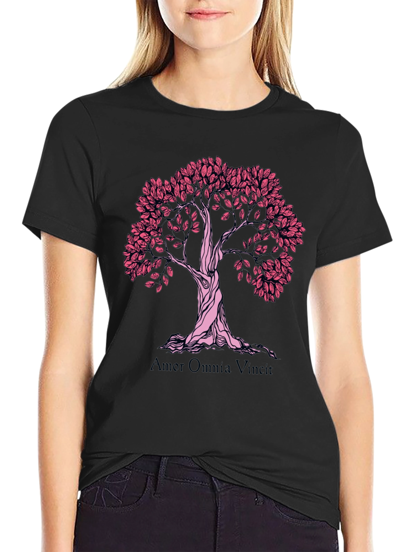 Love Conquers All Tree Graphic Tee