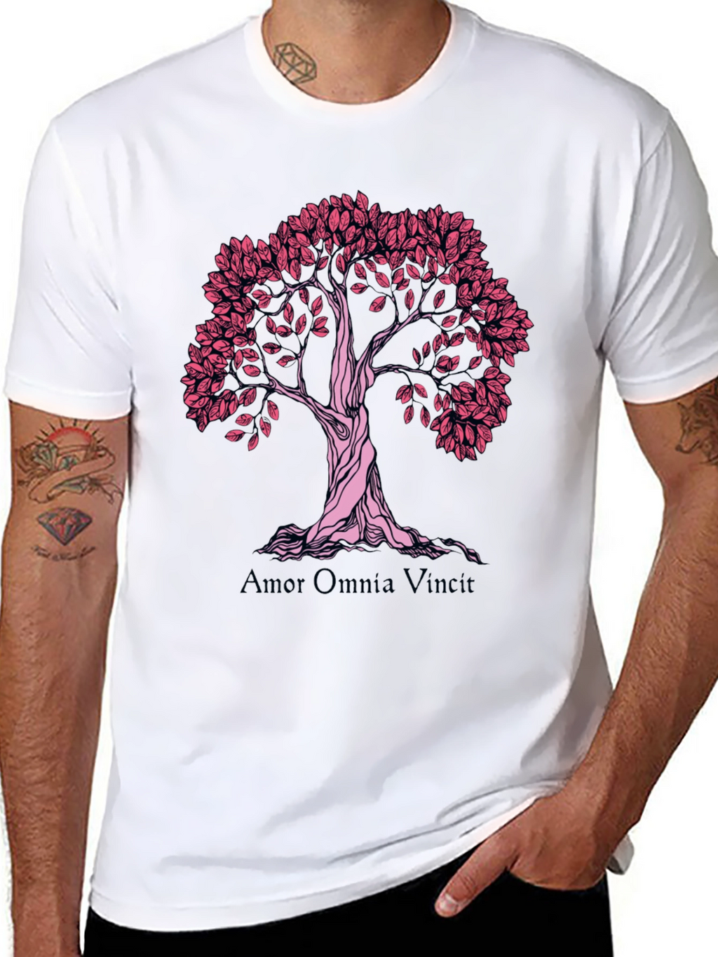 Love Conquers All Tree Graphic Tee