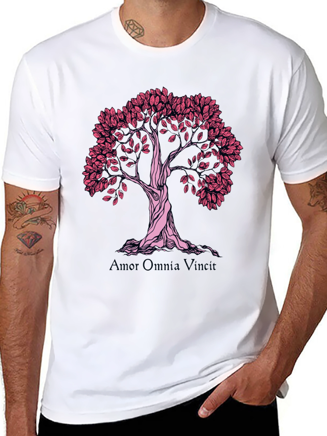 Love Conquers All Tree Graphic Tee