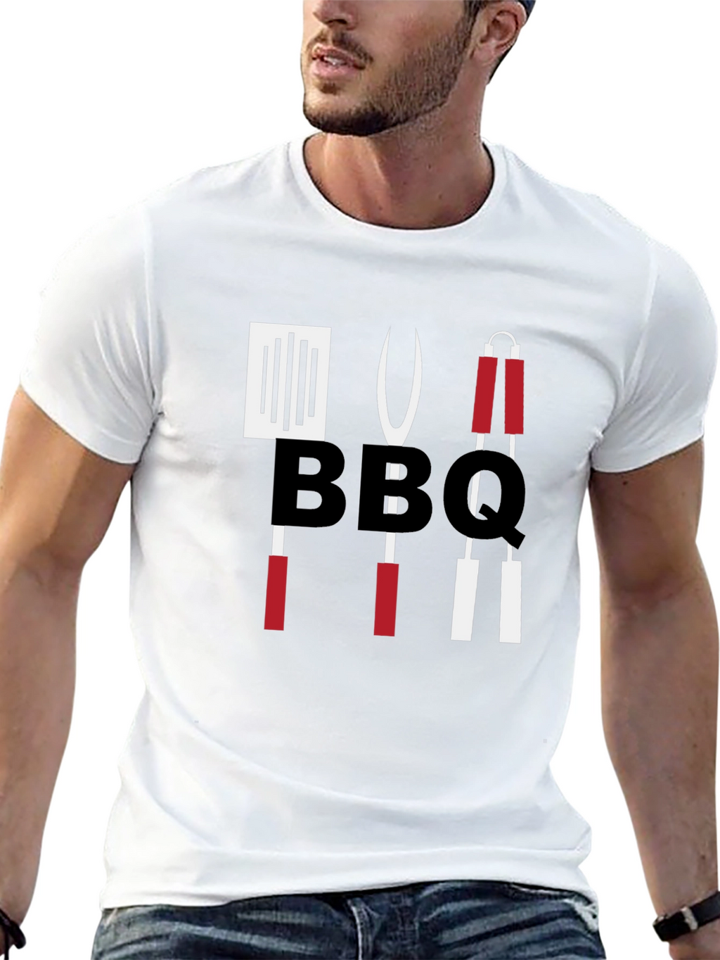 BBQ Graphic Tee - Grill Master Shirt