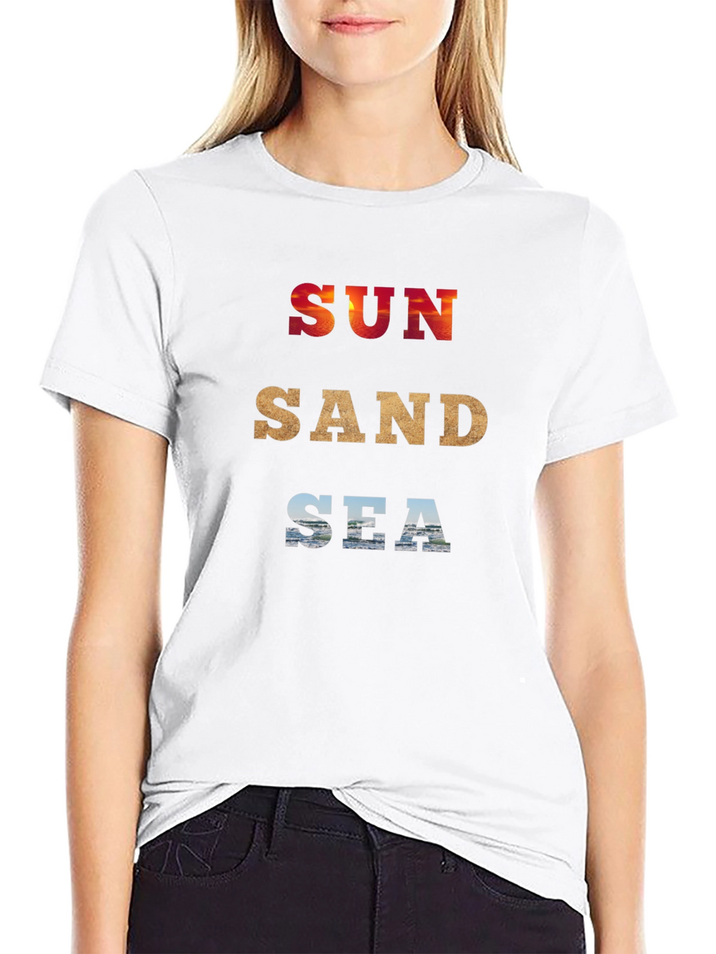 Sun Sand Sea Graphic Tee - Summer Ready!