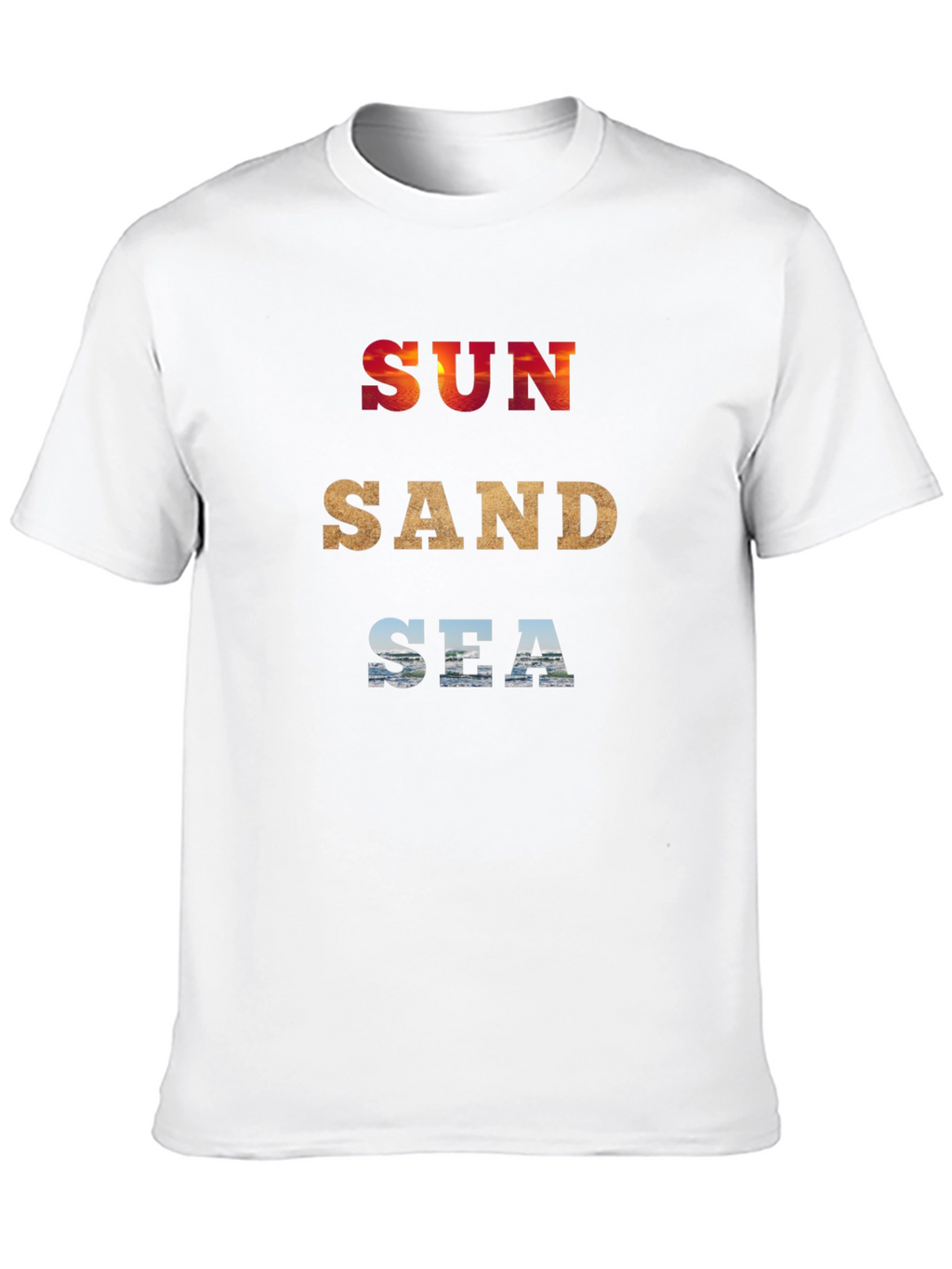 Sun Sand Sea Graphic Tee - Summer Ready!