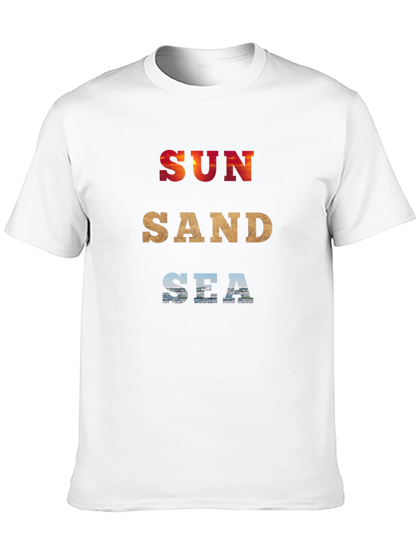 Sun Sand Sea Graphic Tee - Summer Ready!