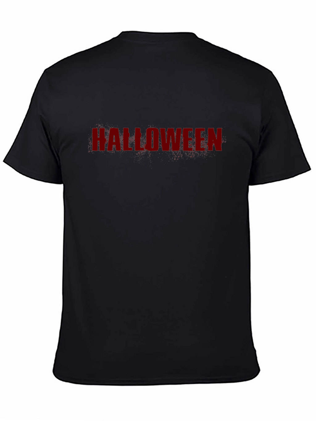 Halloween Graphic Tee - Black Short Sleeve Shirt
