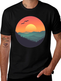 Sunset Mountain Graphic Tee