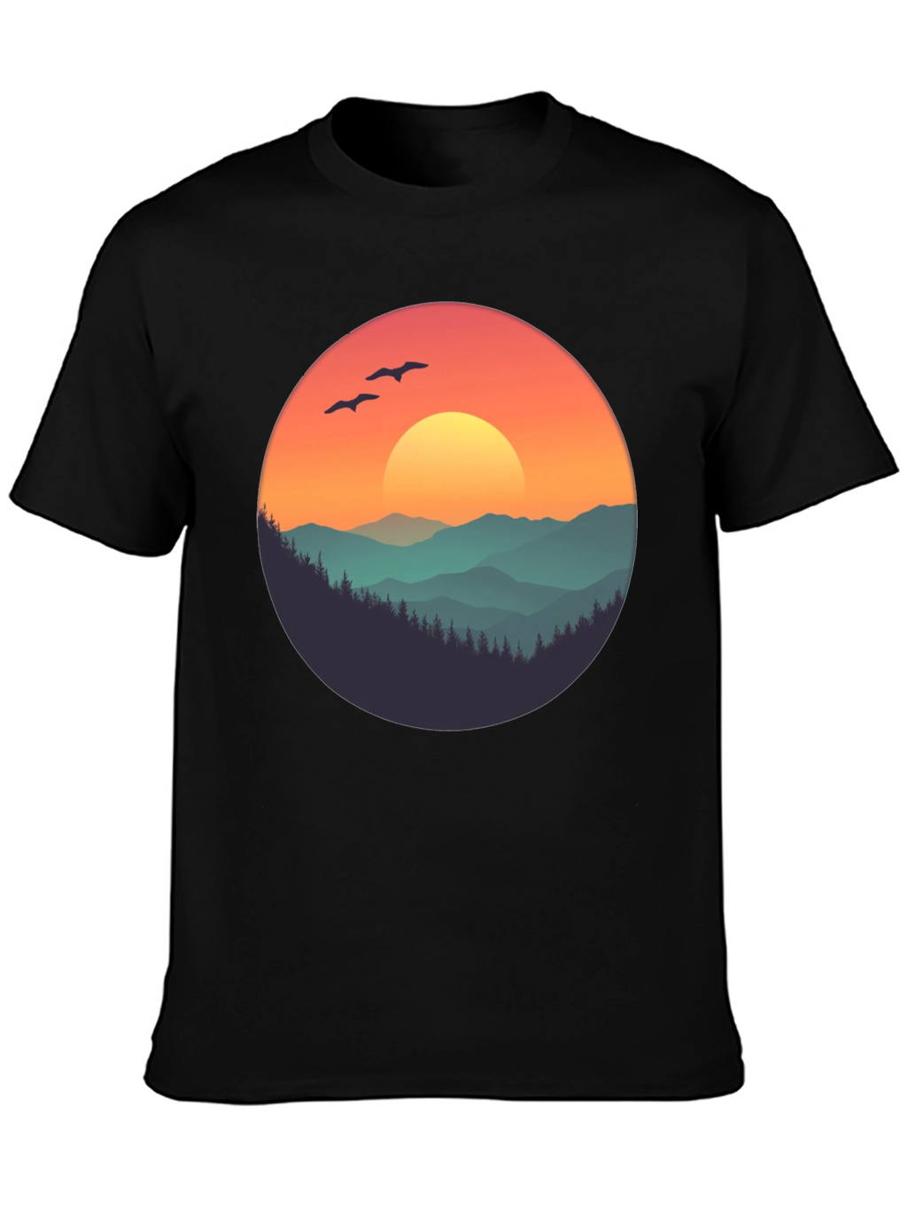 Sunset Mountain Graphic Tee
