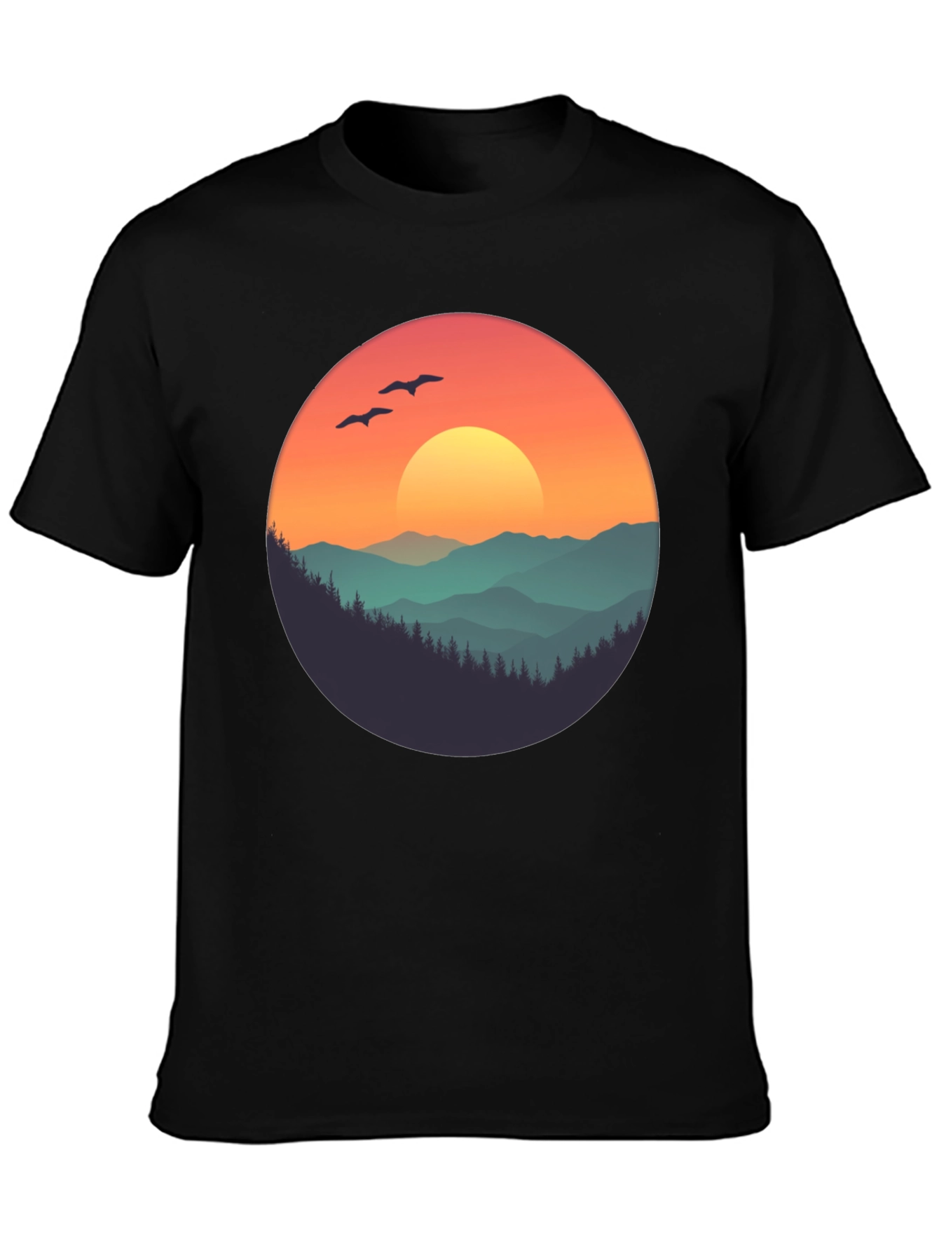 Sunset Mountain Graphic Tee