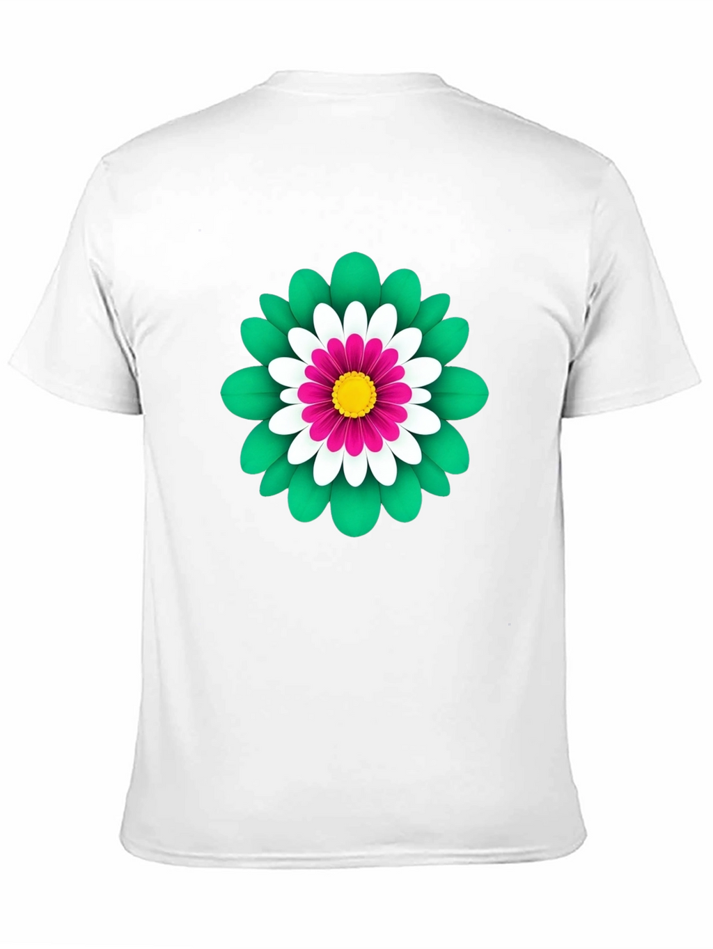 Floral Graphic Print Tee - Soft Cotton Blend
