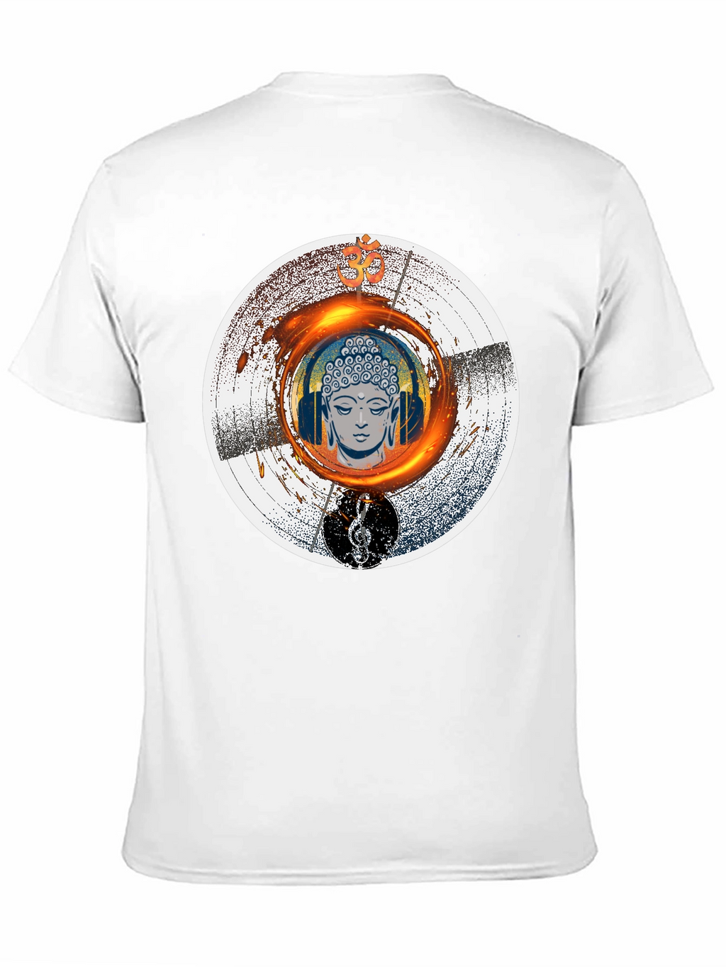 Buddha Music T-Shirt - Meditation Zen Graphic Tee