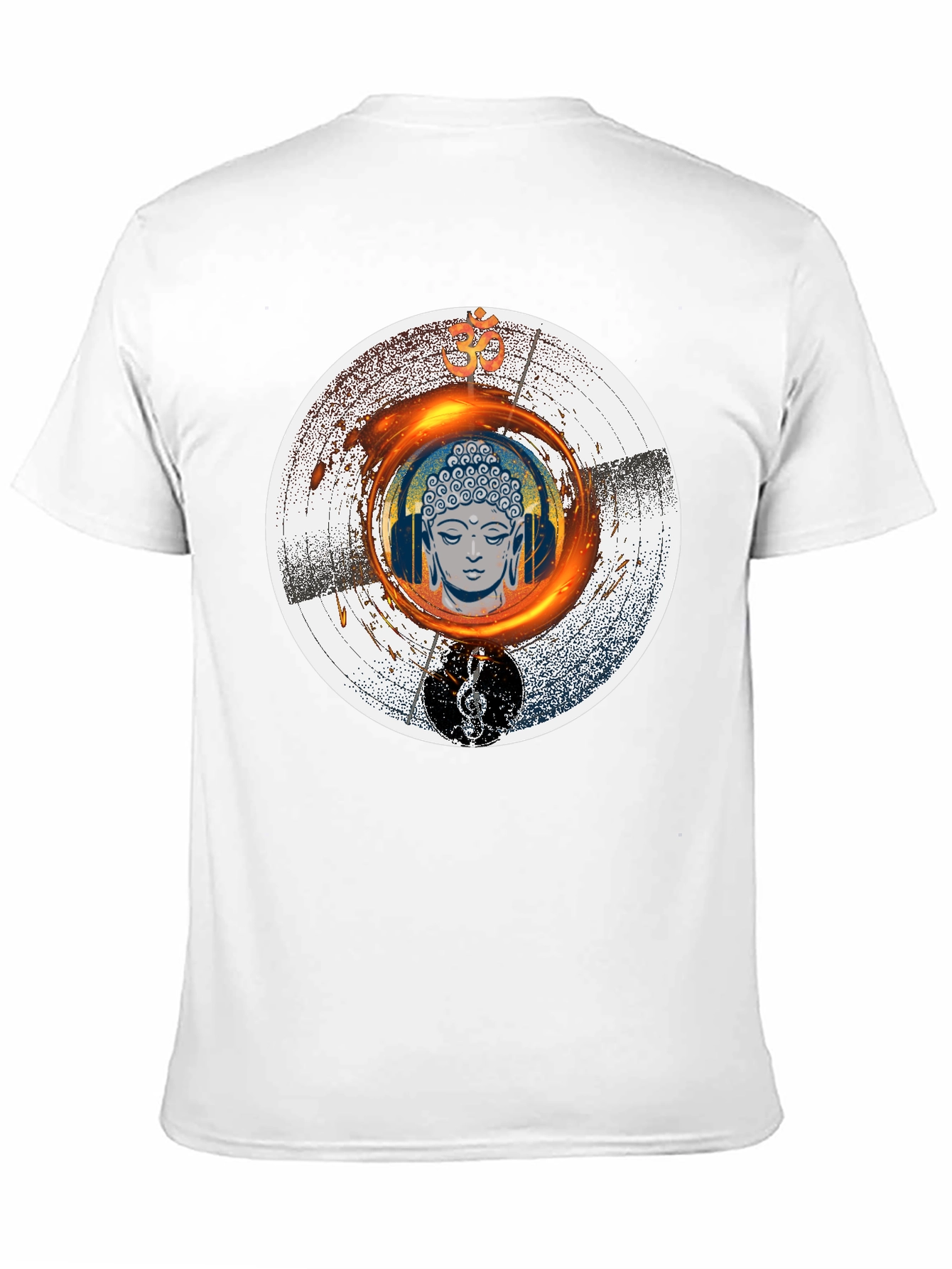 Buddha Music T-Shirt - Meditation Zen Graphic Tee