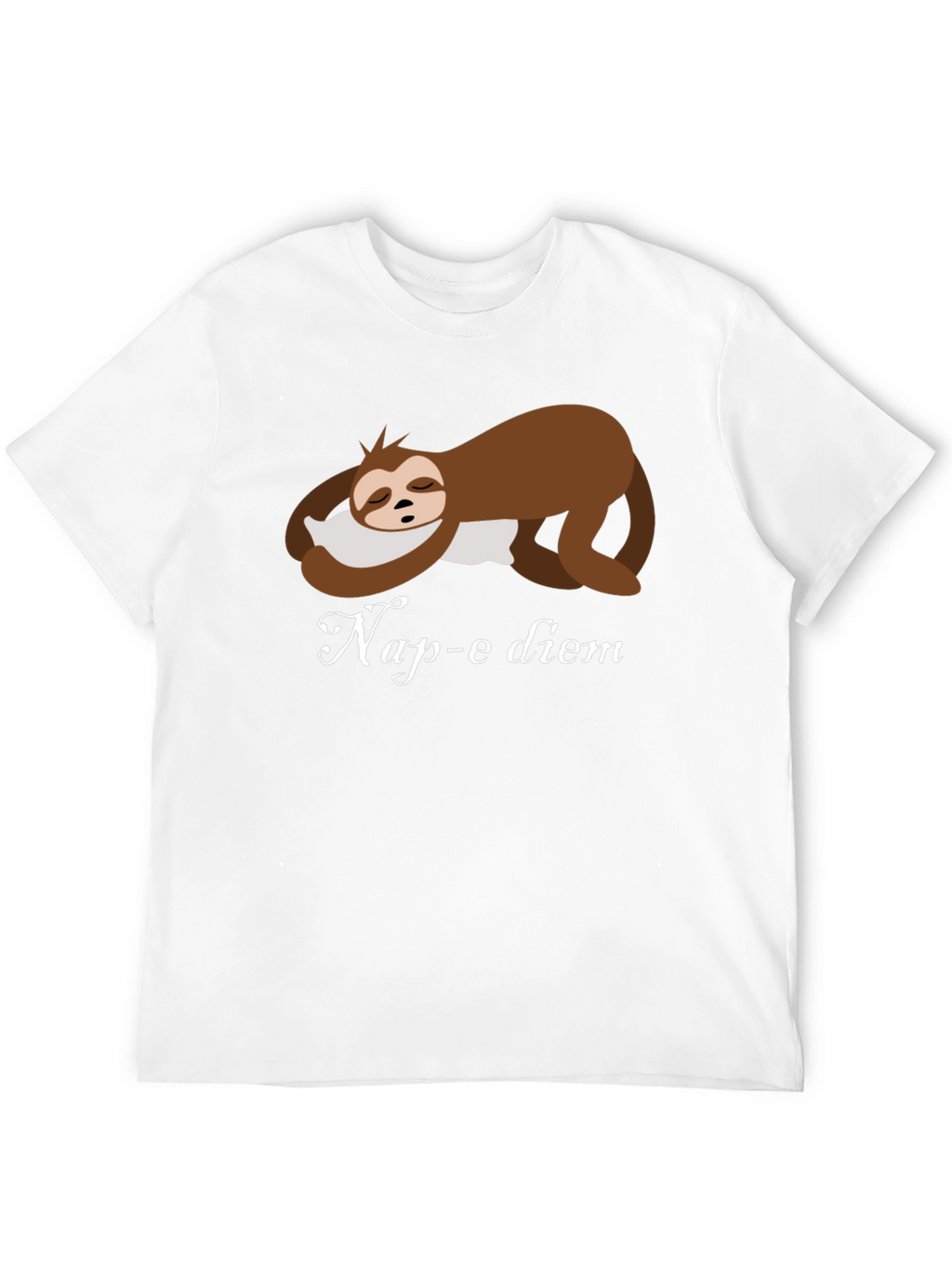 Nap-e Diem Sloth T-Shirt - Funny Sleepy Design