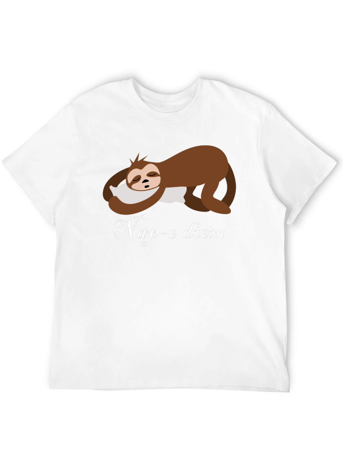Nap-e Diem Sloth T-Shirt - Funny Sleepy Design