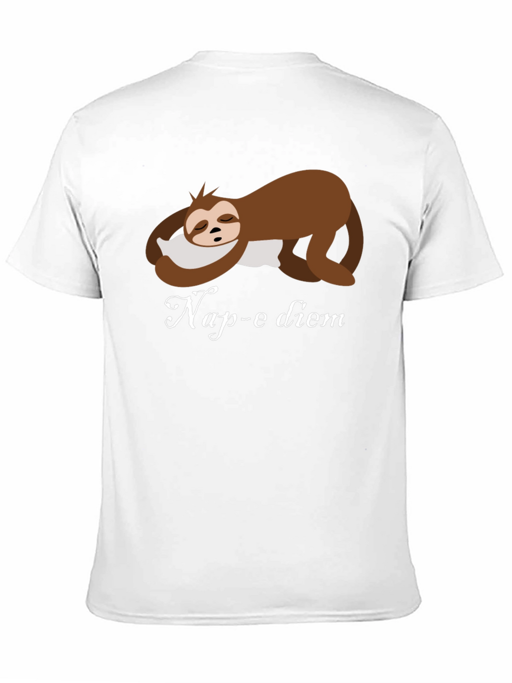 Nap-e Diem Sloth T-Shirt - Funny Sleepy Design