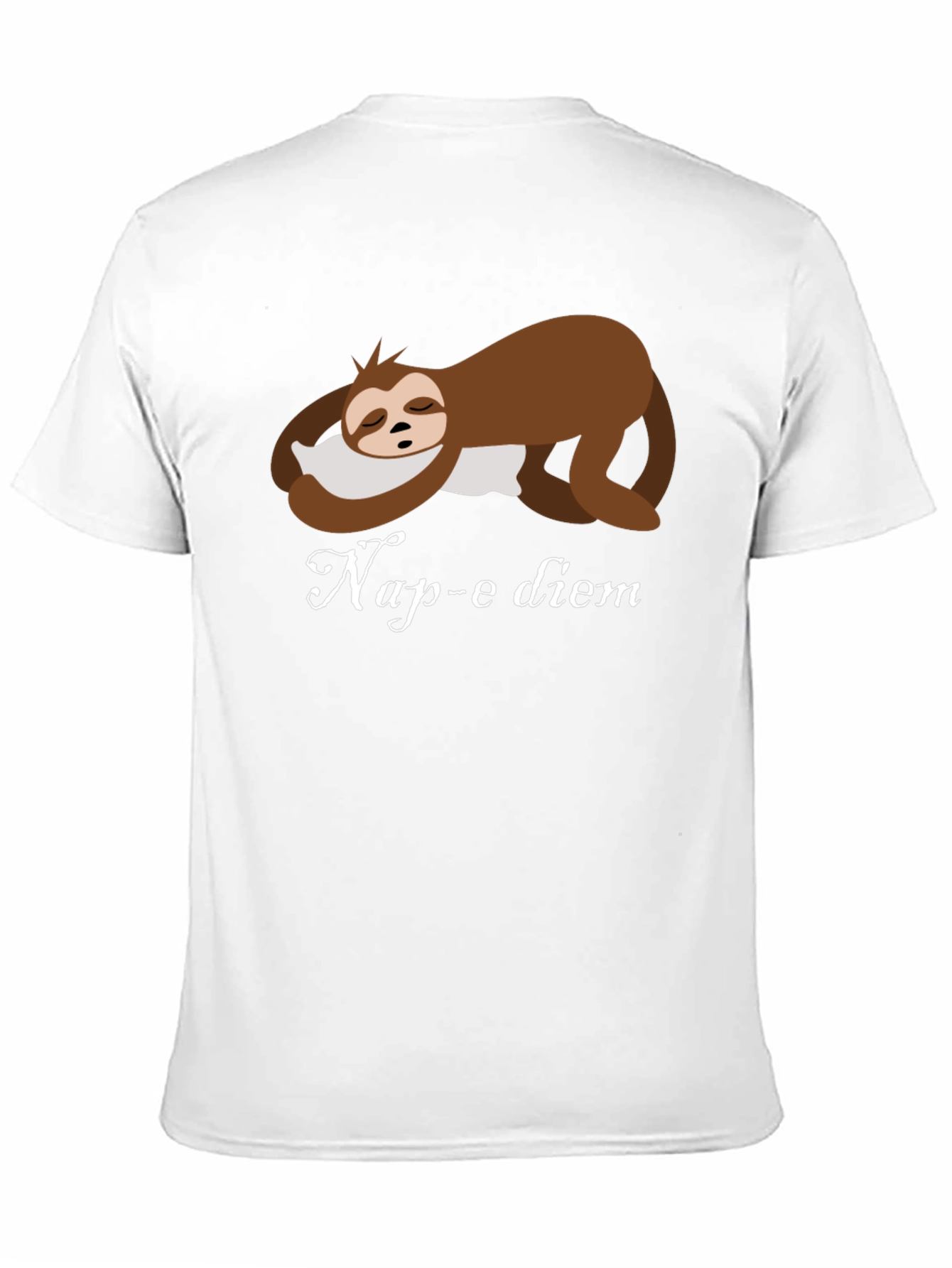 Nap-e Diem Sloth T-Shirt - Funny Sleepy Design