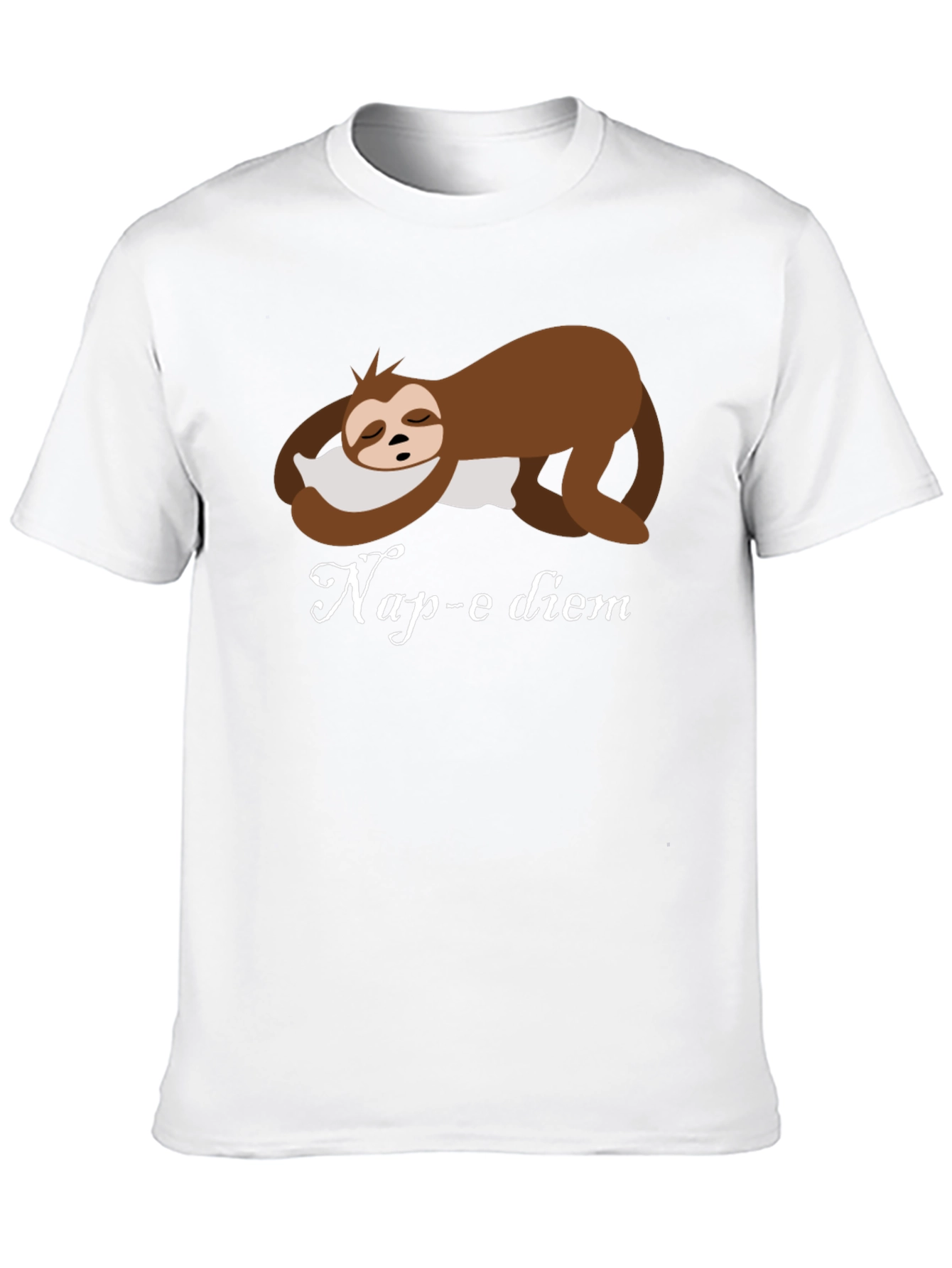 Nap-e Diem Sloth T-Shirt - Funny Sleepy Design