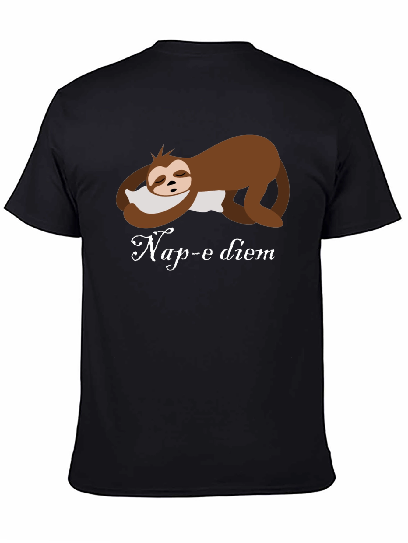 Nap-e Diem Sloth T-Shirt - Funny Sleepy Design