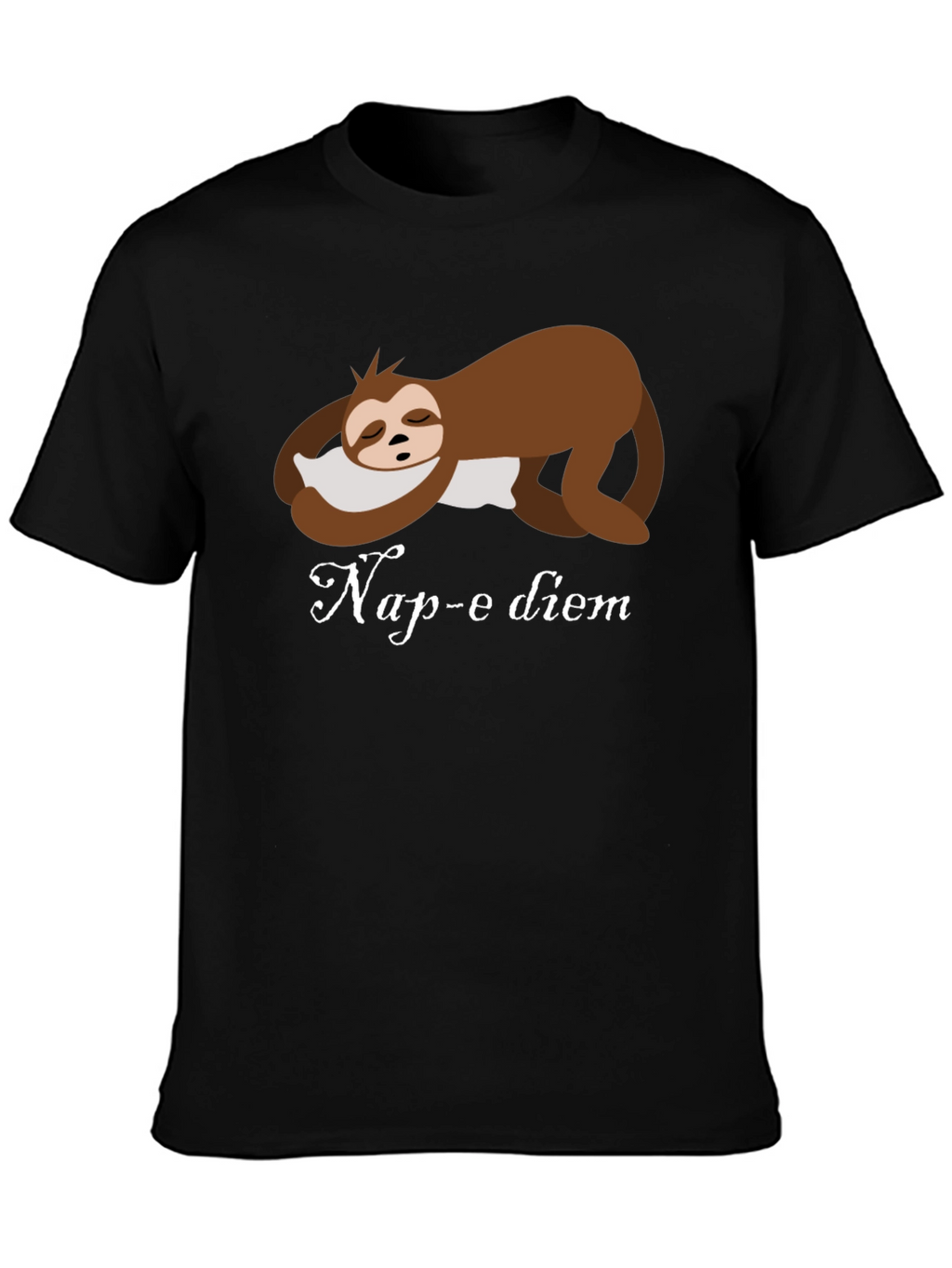 Nap-e Diem Sloth T-Shirt - Funny Sleepy Design