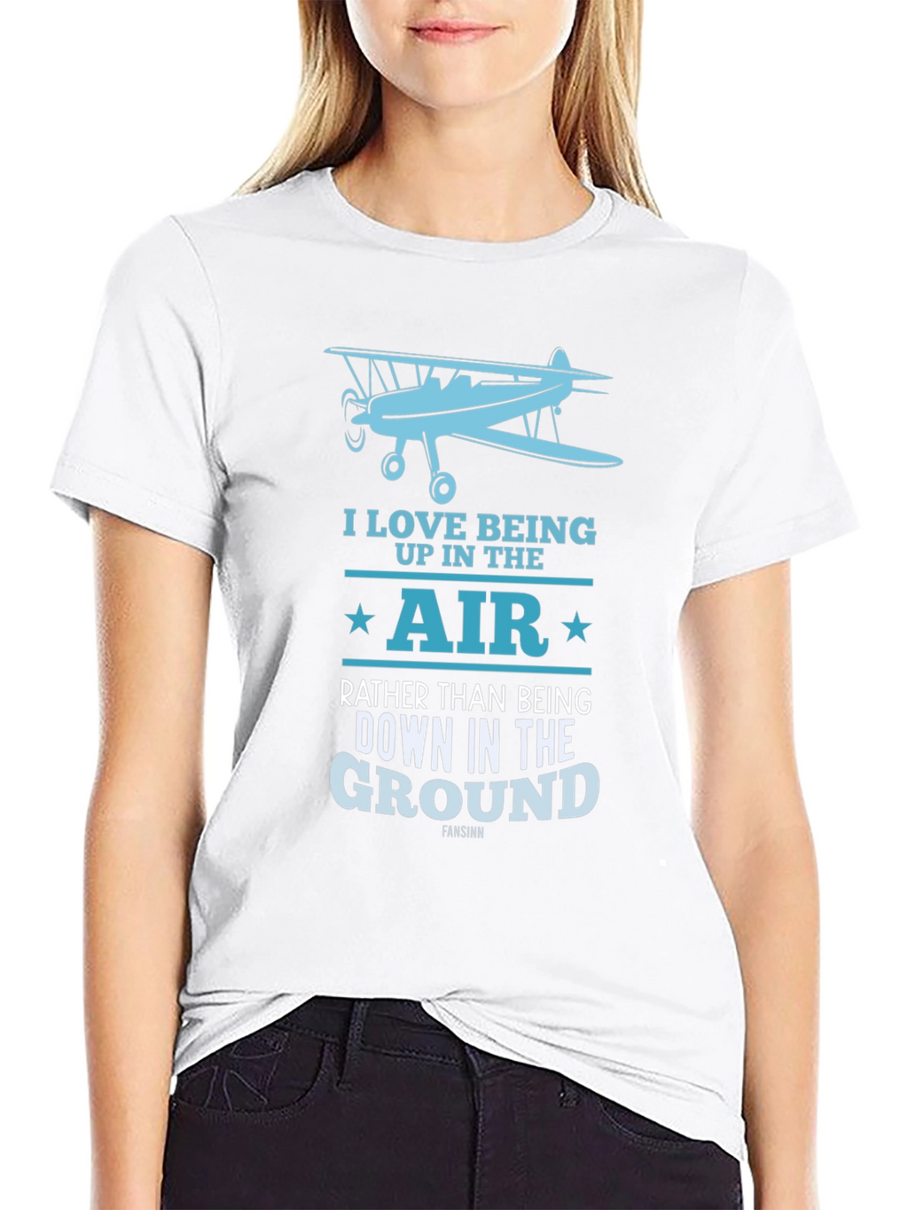 Fly High T-Shirt - Airplane Design