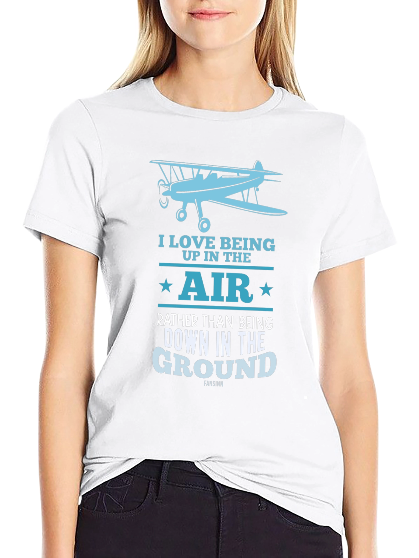 Fly High T-Shirt - Airplane Design