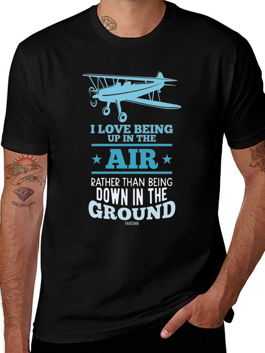 Fly High T-Shirt - Airplane Design