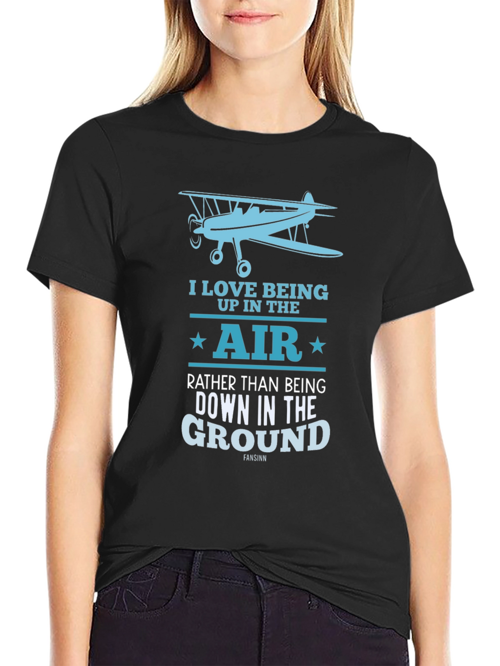 Fly High T-Shirt - Airplane Design