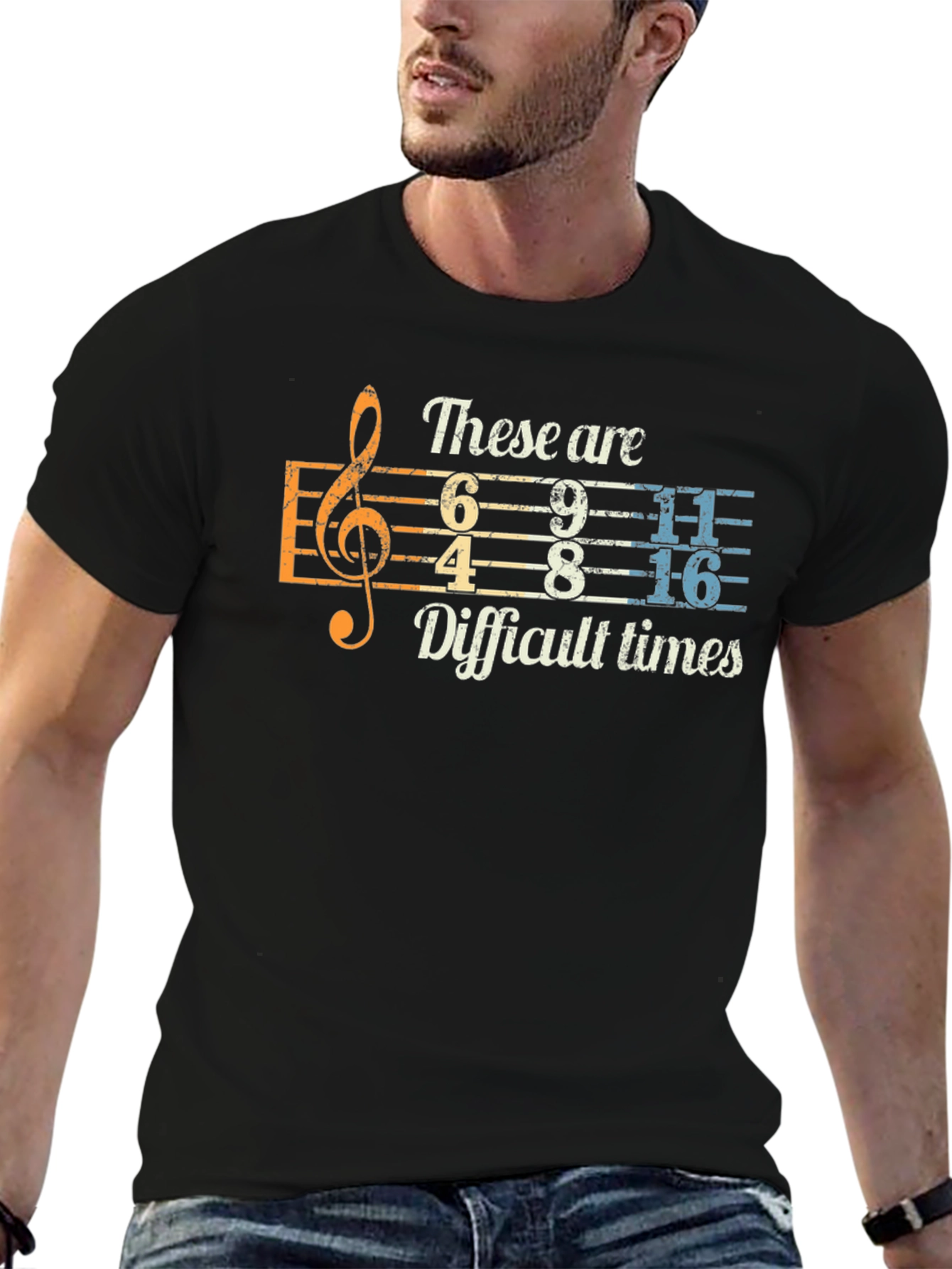 Difficult Times Music Humor T-Shirt