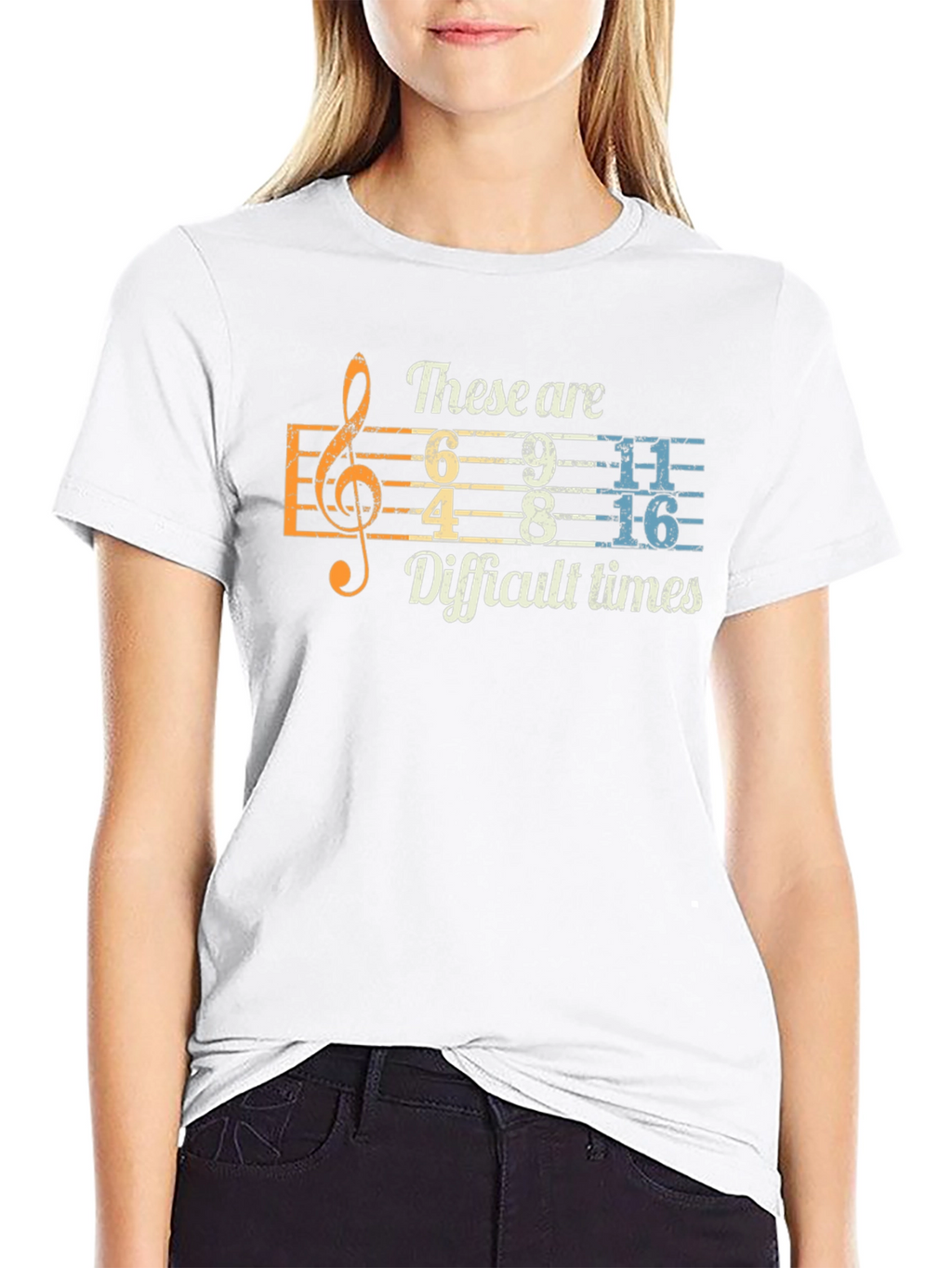 Difficult Times Music Humor T-Shirt