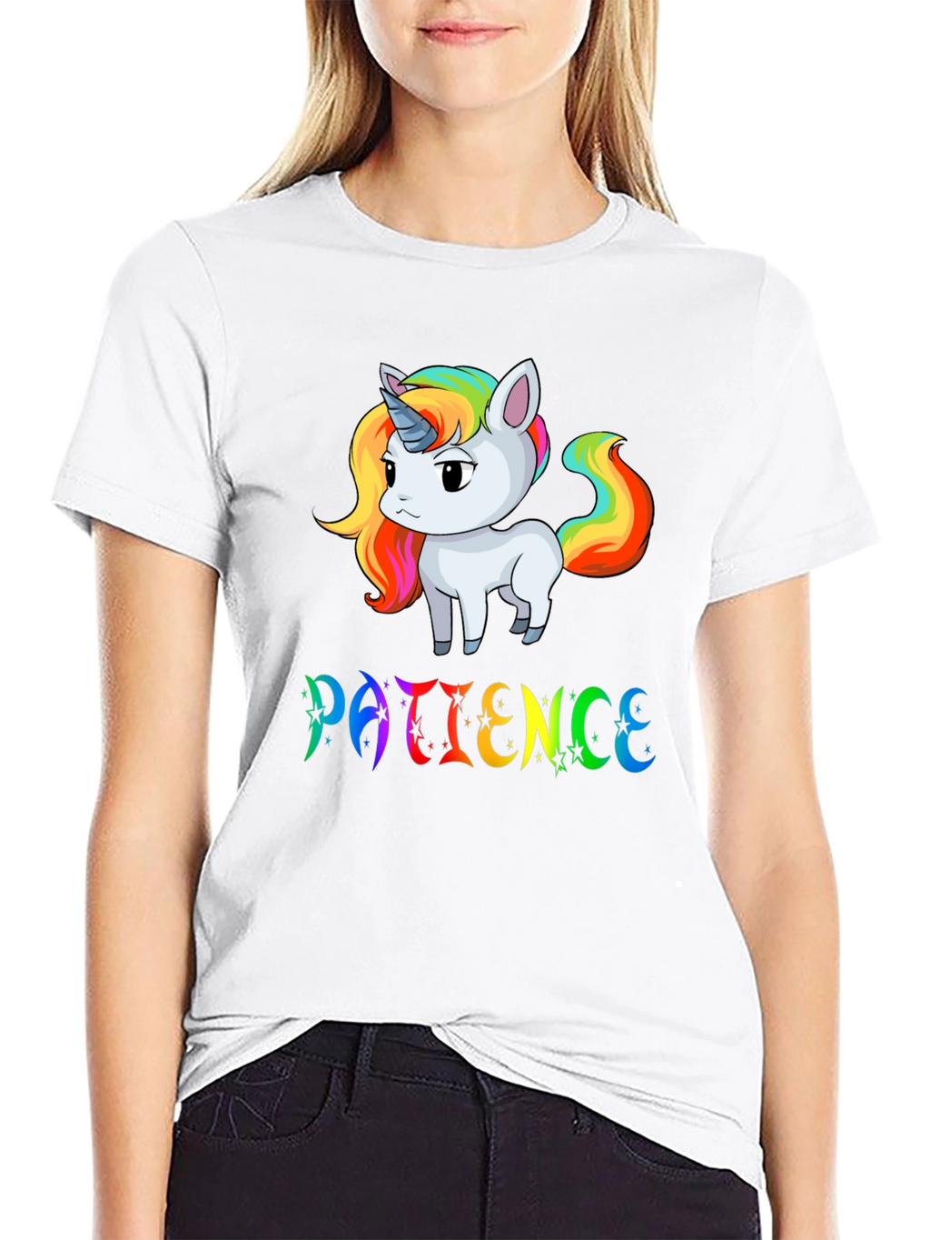 Patience Unicorn Graphic T-Shirt