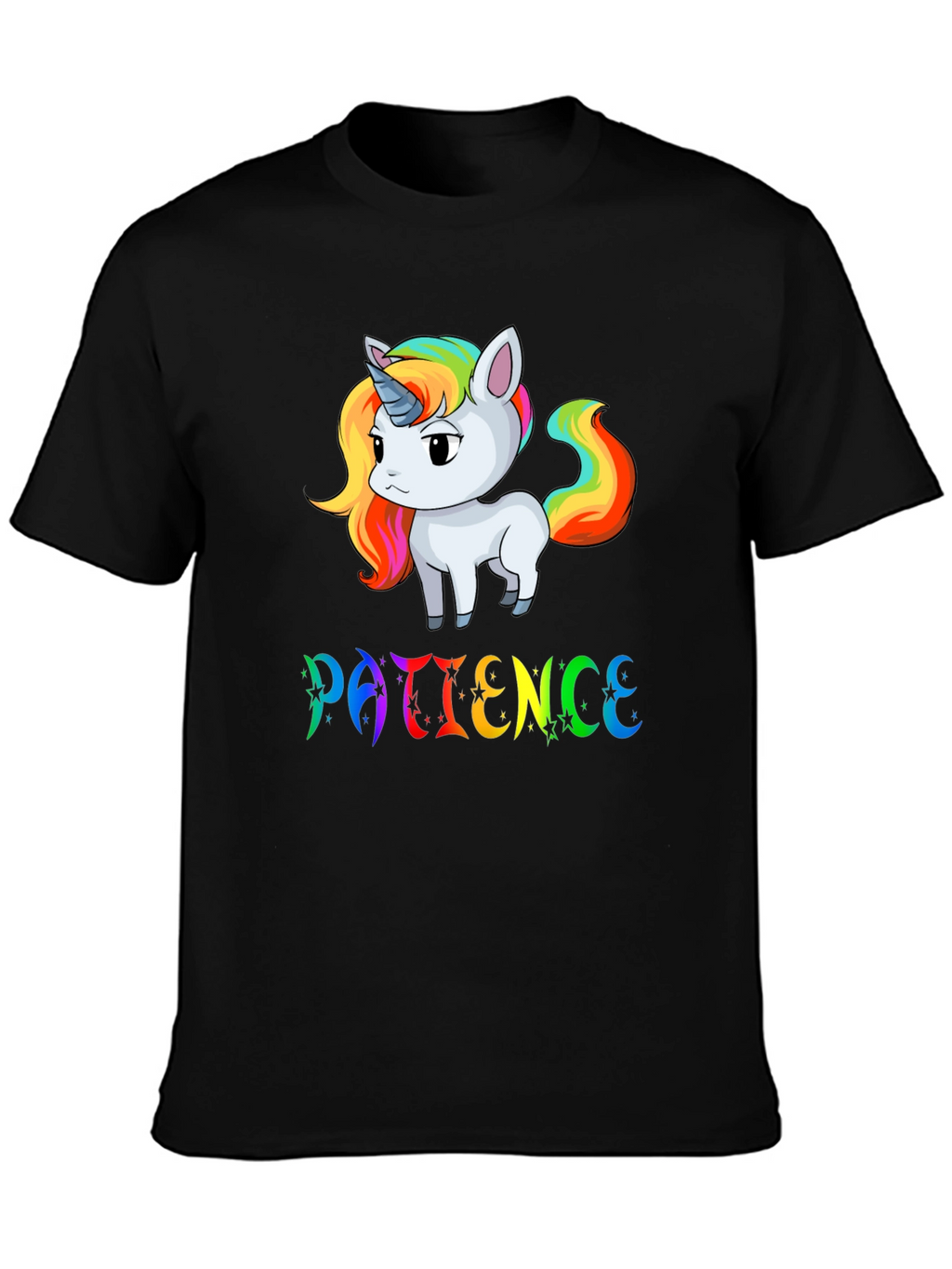 Patience Unicorn Graphic T-Shirt
