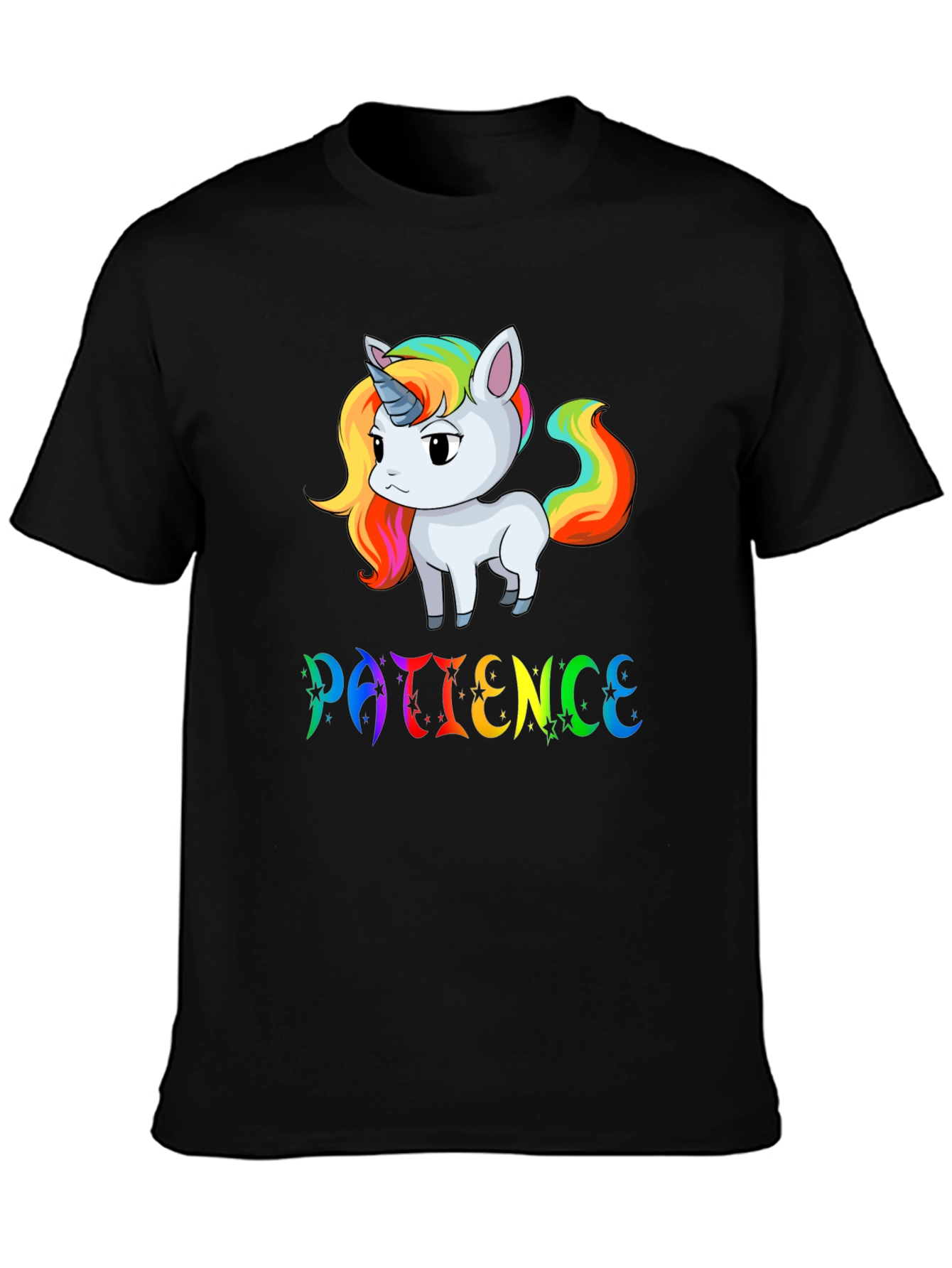 Patience Unicorn Graphic T-Shirt