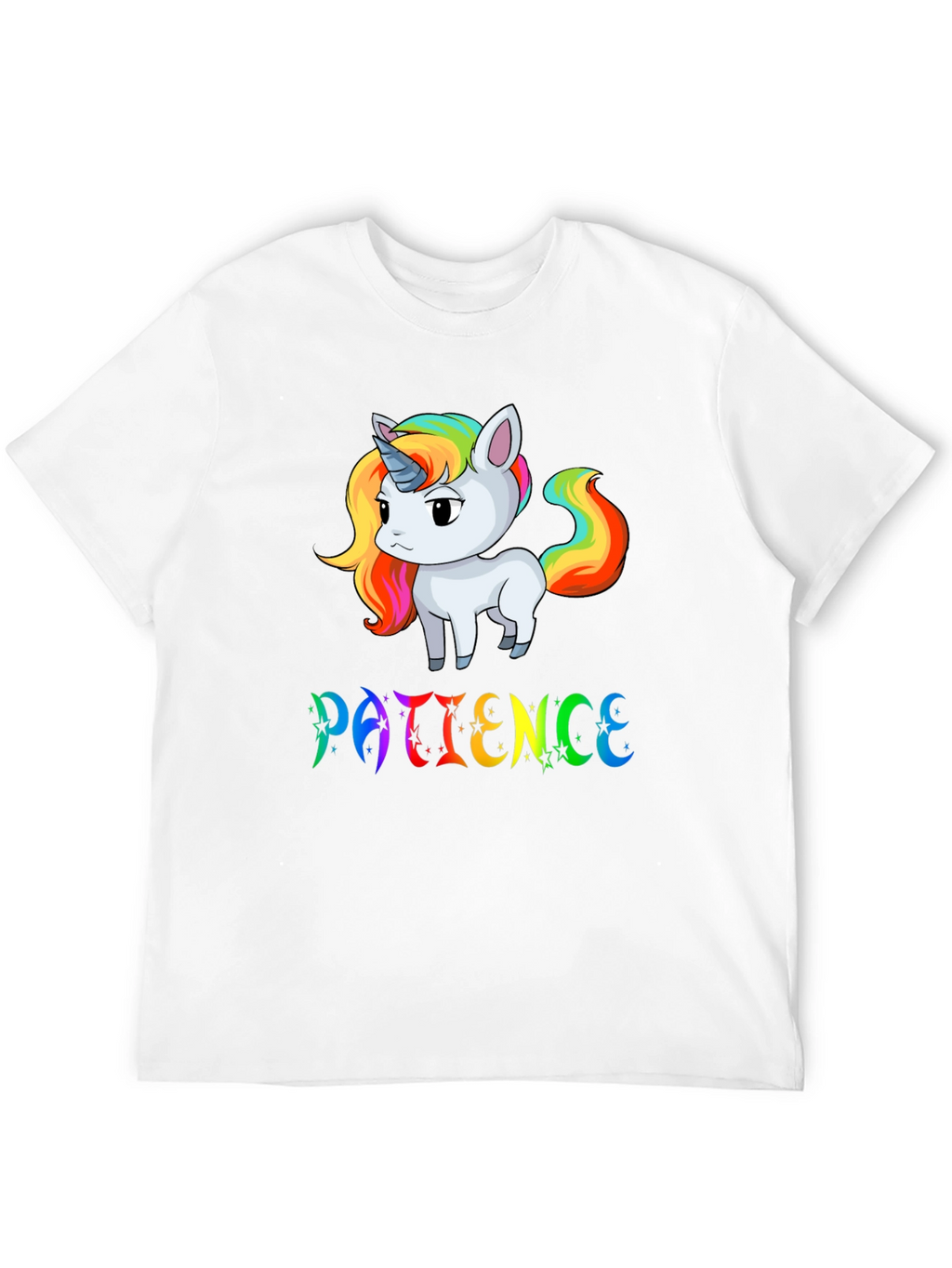 Patience Unicorn Graphic T-Shirt