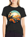 Bird & Sunset Graphic Tee