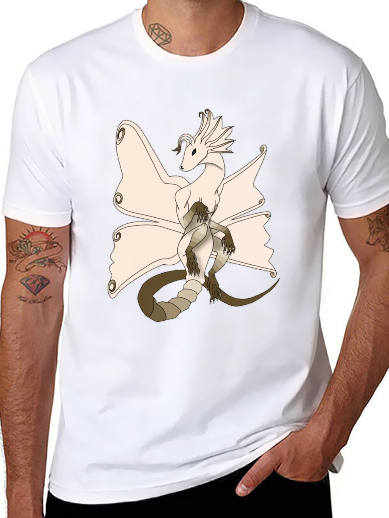 Dragon Graphic Tee - Unique Fantasy Style