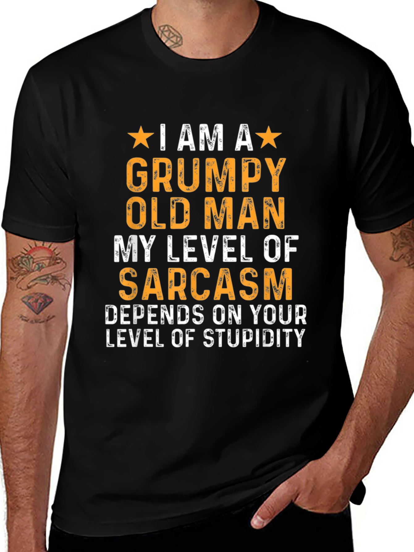 Grumpy Old Man Sarcasm T-Shirt