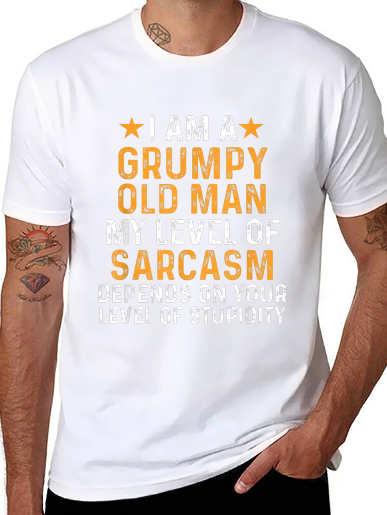 Grumpy Old Man Sarcasm T-Shirt