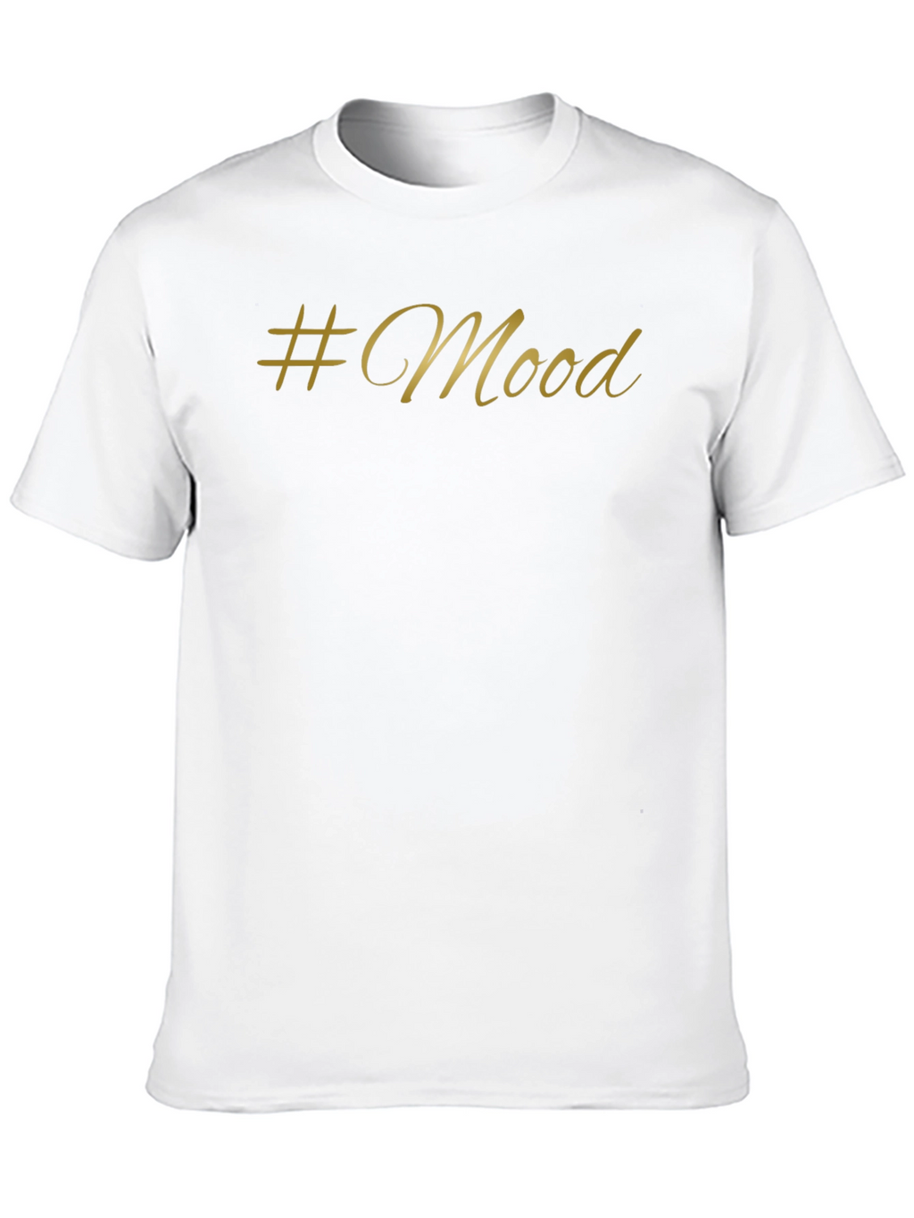#Mood Black T-Shirt - Stylish & Trendy