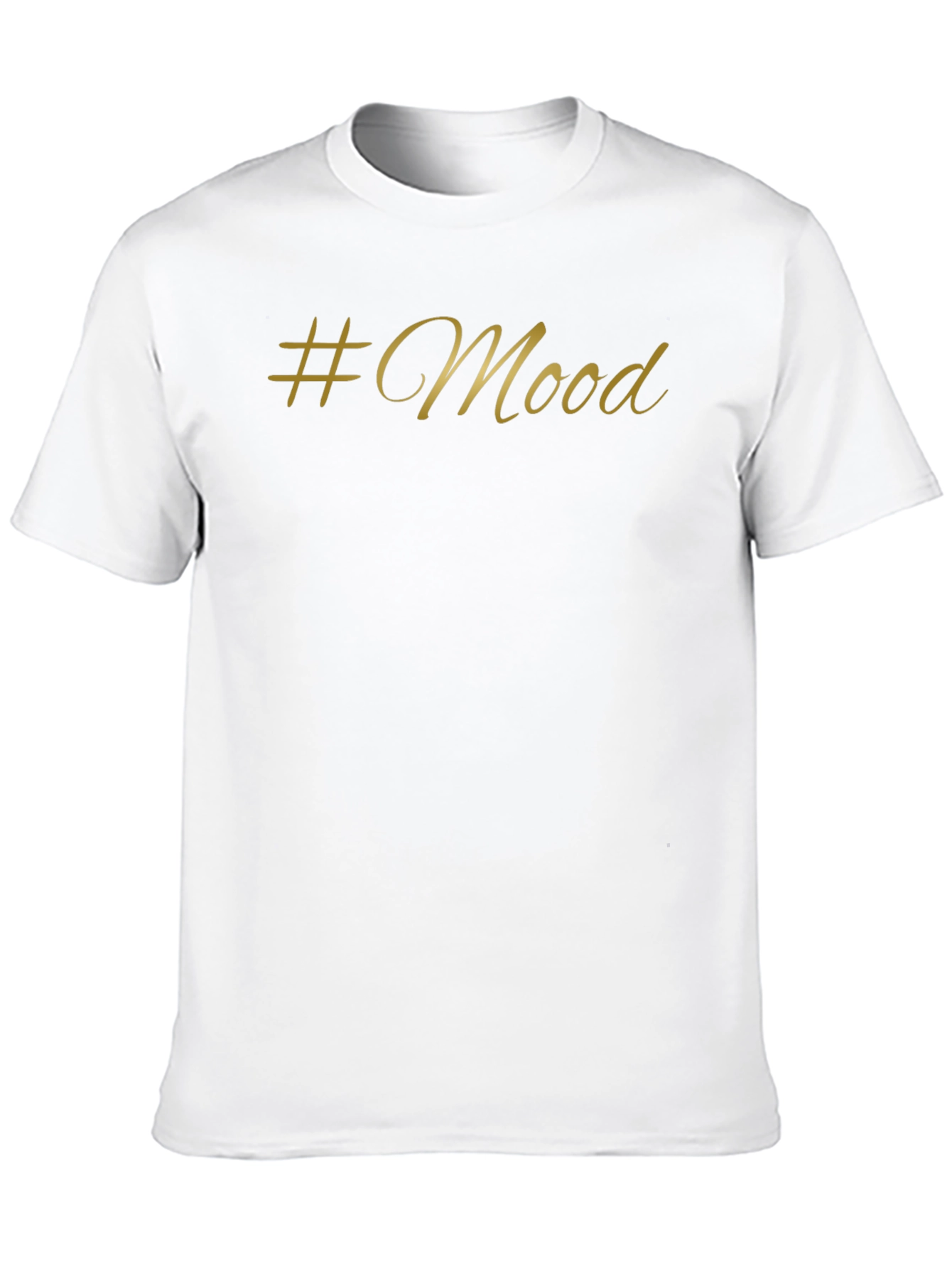 #Mood Black T-Shirt - Stylish & Trendy