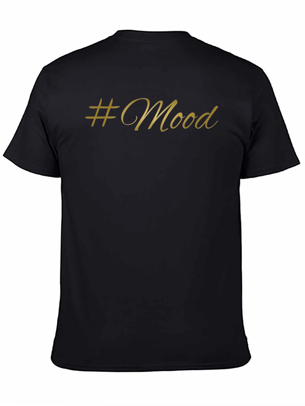 #Mood Black T-Shirt - Stylish & Trendy