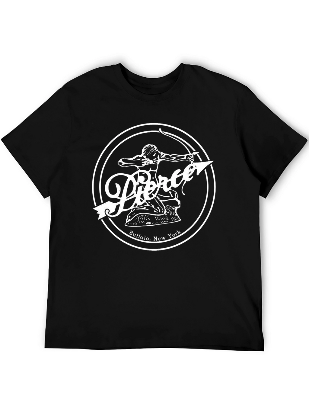Pierce Buffalo New York Black T-Shirt
