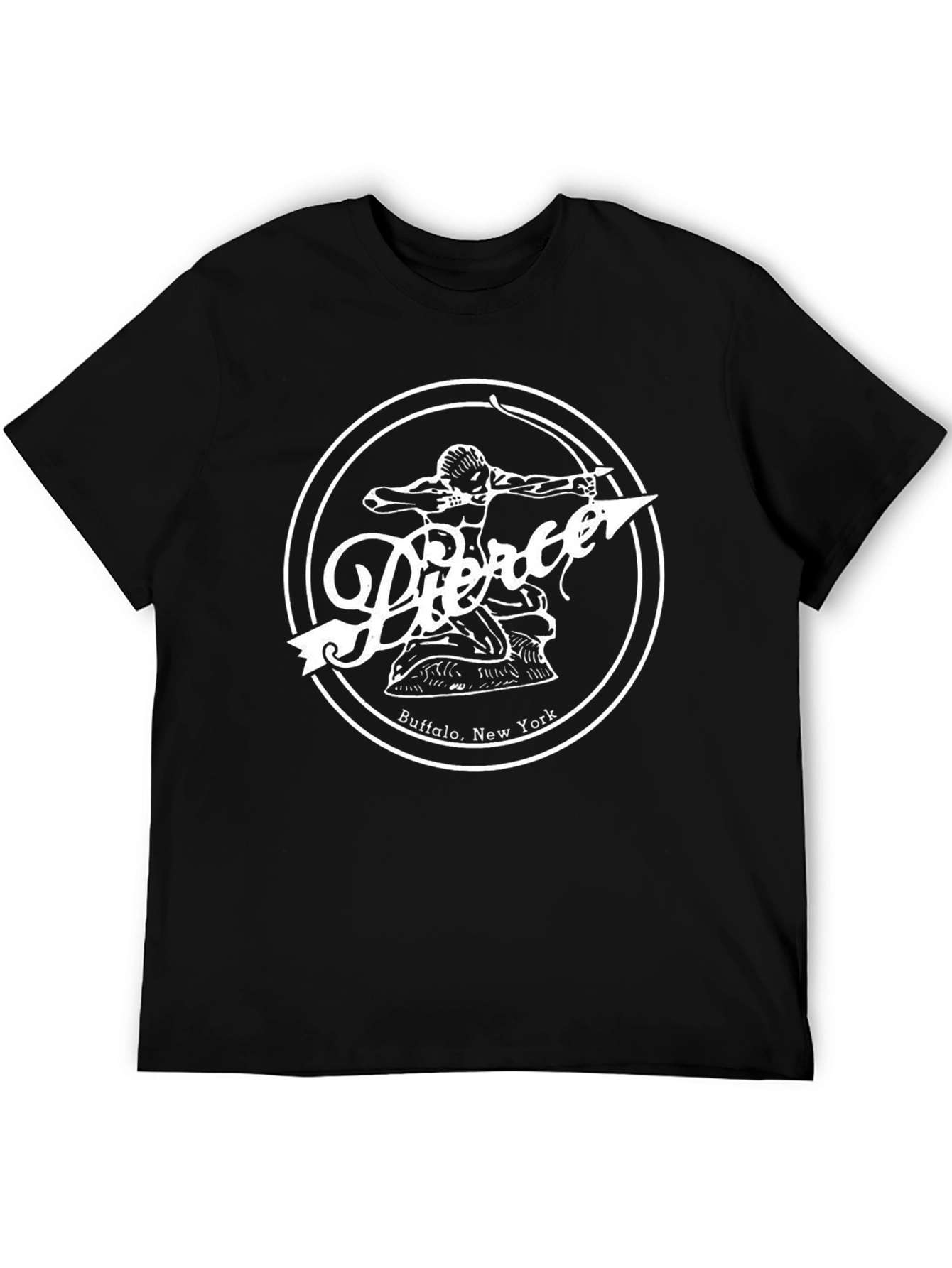 Pierce Buffalo New York Black T-Shirt