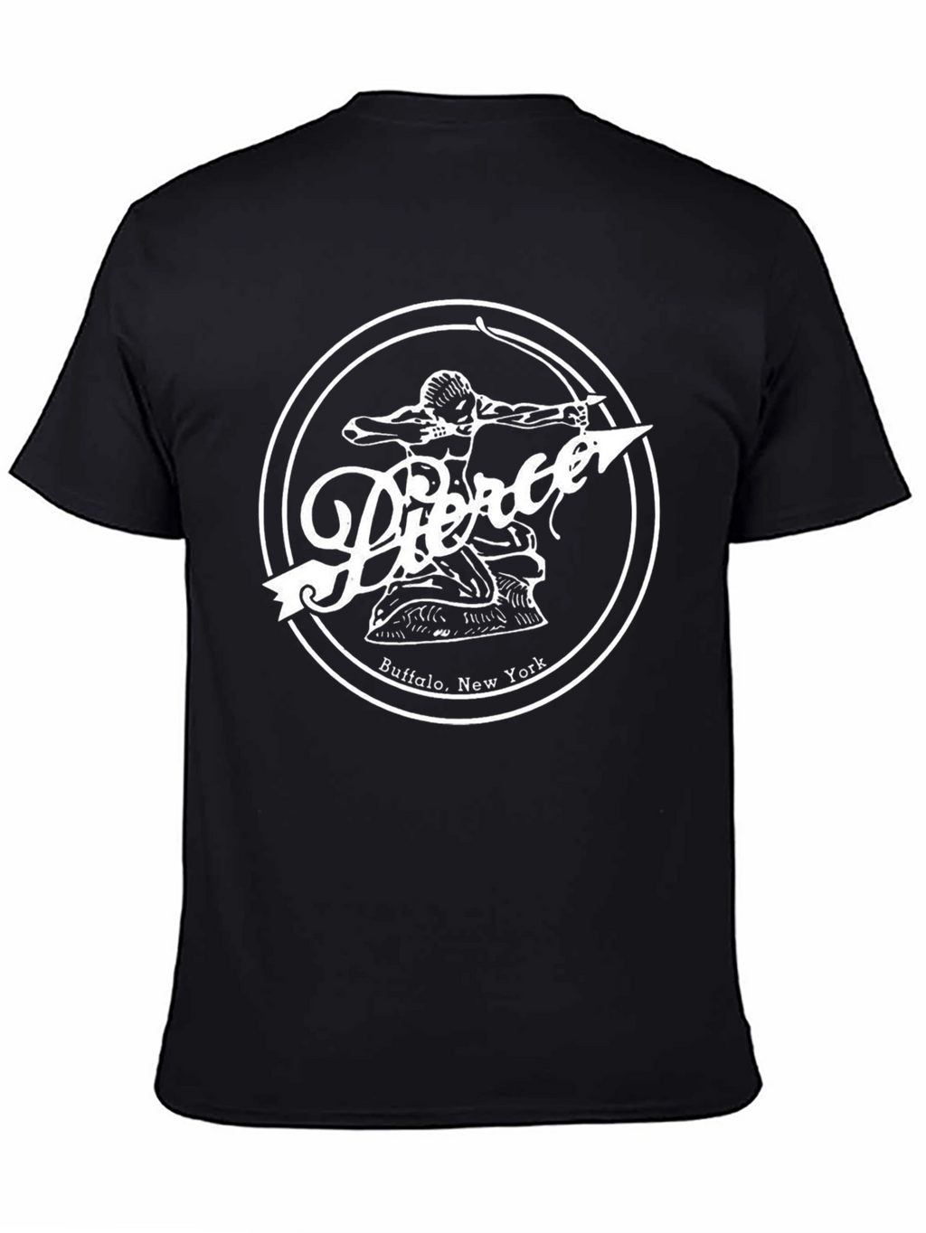 Pierce Buffalo New York Black T-Shirt