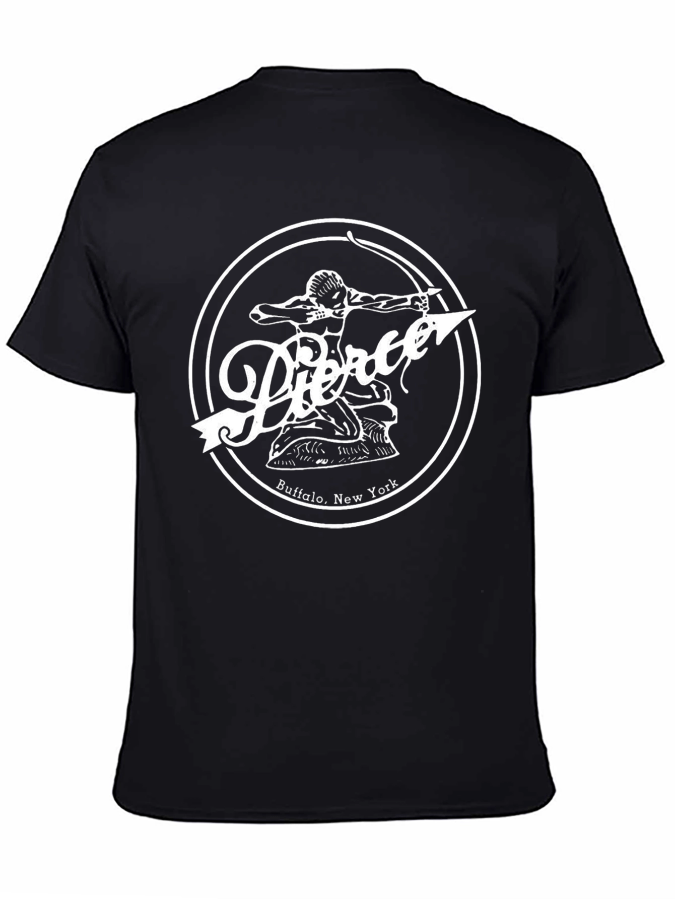 Pierce Buffalo New York Black T-Shirt