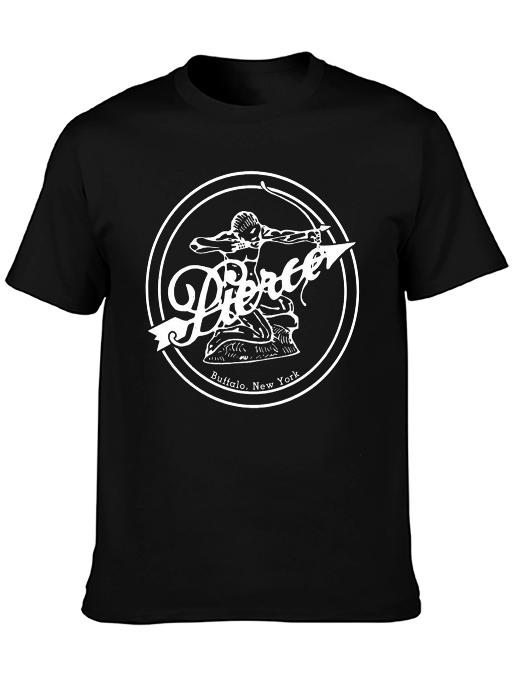 Pierce Buffalo New York Black T-Shirt
