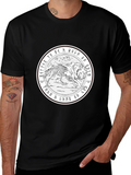 Wolf of Odin Graphic Tee - Black
