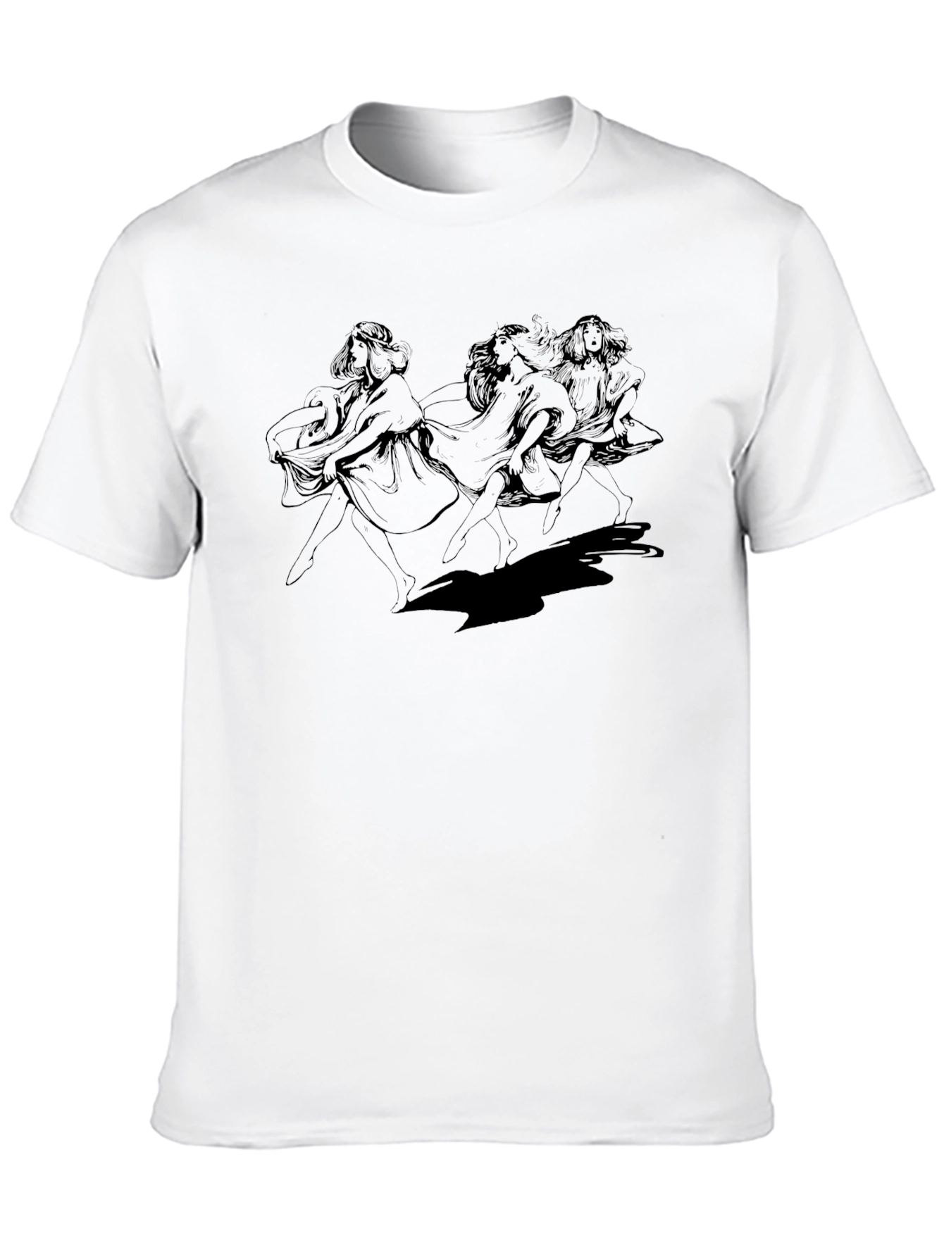 Mystic Women Graphic Black T-Shirt