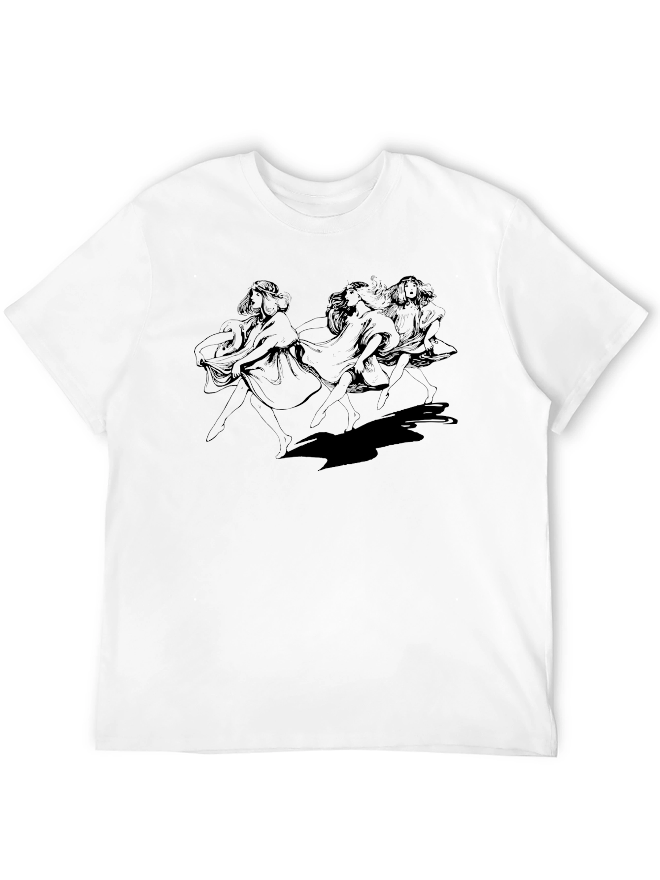 Mystic Women Graphic Black T-Shirt